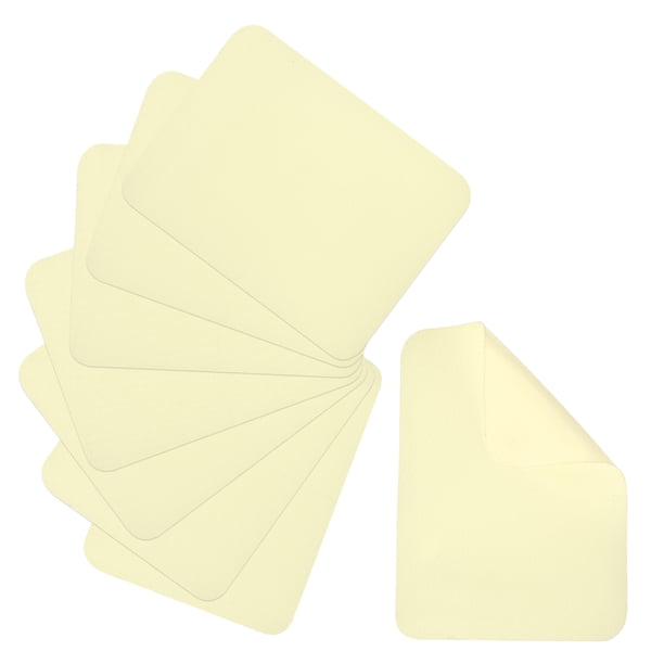 Uxcell 8 Pcs Parche de tela para planchar, 3.7 x 4.9 pulgadas, kit de reparación y decoración para ropa de algodón