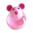 thumbnail image 2 of Shulemin Small Pet Cat Slow Feeder,Mouse Shape Treat Holder Food Storage Dispenser Toy ,Pink, 2 of 8