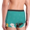 thumbnail image 3 of Uemuo Cute Cat Paw And Dog Pattern Men's Boxer Briefs,Trunk Anti-Chafing,Comfortable, Durable, and Stylish Underwear-X-Large, 3 of 9