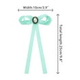 thumbnail image 2 of INSPIRE CHIC Women's Pre-tied Ribbon Bowknot Bow Brooch Pin with Faux Pearl, 2 of 5