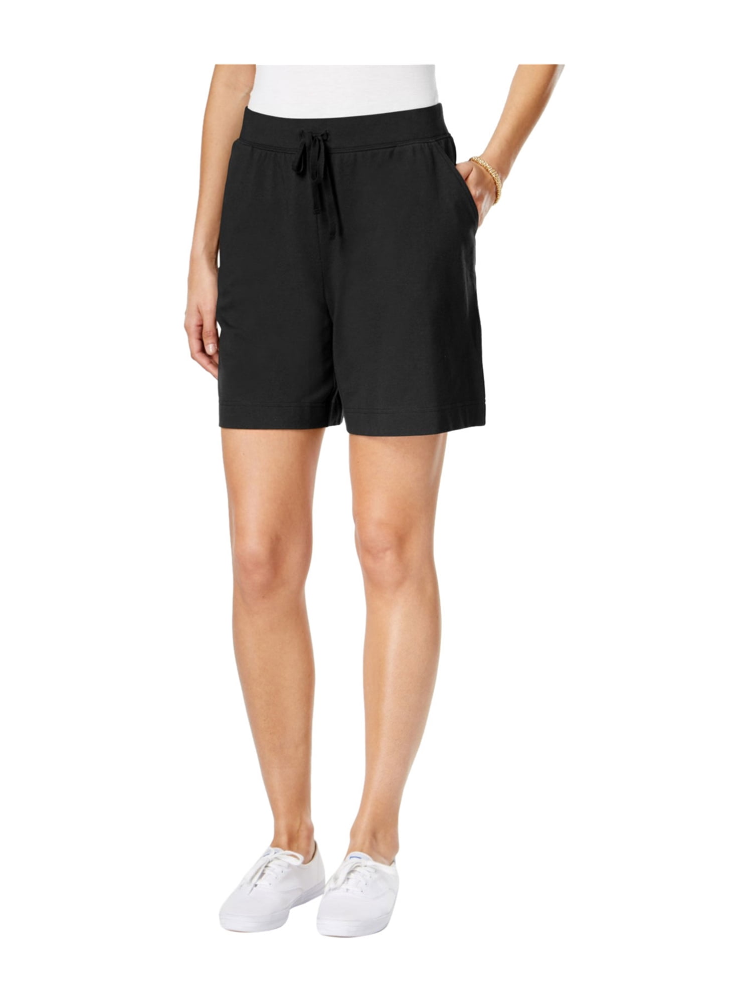 Karen Scott Womens Mid-Rise Drawstring 