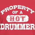thumbnail image 3 of CafePress - Property Of A Hot Drummer Women's Dark T Shirt - Women's Traditional Fit Dark T-Shirt, 3 of 4