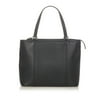 Pre-Owned Burberry Handbag Calf Leather Black