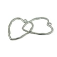 thumbnail image 4 of 20 piezas de plata tibetana grandes colgantes huecos del corazón del corazón aleación para joyas de bricolaje suministros de artesanía Macarena Colgantes de los encantos del corazón, 4 of 8
