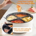 thumbnail image 4 of Multifunctional Four-Grid Electric Cooker, Multifunctional Stew Pot with Independent Temperature Control on Both Sides, 6L Large Capacity, One Pot with 4 Flavors, 4 of 6