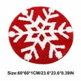 thumbnail image 3 of Christmas JoyMoreHome Christmas Round Decorative Area Rugs,23.6"x23.6" Non-Slip Plush Decorative Rug Indoor Christmas Mats,Soft Holiday Decor Circle Rug Carpet for Bedroom Nursery Kitchen, 3 of 6