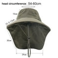 thumbnail image 5 of Cheers US Fisherman Hat Waterproof Breathable Fishing Hat w/UV Sun for Hiking Safari Camping Outdoors Gardening Summer Wide Brim Polyester Hat UPF 50+, 5 of 7