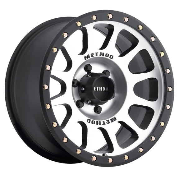 Method Race mr305 nv 16x8 6x139.7 0et 108mm machined/black street loc wheel Fits select: 2000-2013 CHEVROLET SILVERADO, 1996-2023 TOYOTA TACOMA