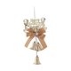 thumbnail image 4 of Campana de Lazo de Navidad, Colgante de Campana de Navidad, Adorno de Campana de Lazo Colgante para año Nuevo, de Navidad Decorativo para Pared Ciervo, 4 of 8