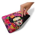 thumbnail image 3 of Mouse Pad SVART de Superficie Suave, base antideslizante, con diseño orginal de Frida Kahlo, Diseño9, 22*18 cm, 3 of 4