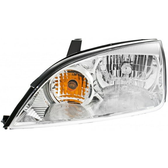 For Ford Focus Headlight Assembly 2005 2006 2007 Driver Side DOT Certified Bulbs Included FO2502210 | 7S4Z 13008 F