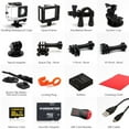 thumbnail image 2 of Monster Digital Villain 1080P Ultra HD Action Sports Waterproof LCD WiFi Camera + Dive Housing + 32GB Memory + Head Strap + Adhesive Mounts + Case + Chest Strap + Car Charger + Selfie Stick + More, 2 of 7