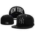 thumbnail image 4 of New Era New York Yankees sombrero hombres mujeres nueva gorra de béisbol americana nba Street Hipster Board gorra Hip Hop totalmente cerrada gorra no ajustable, 4 of 4