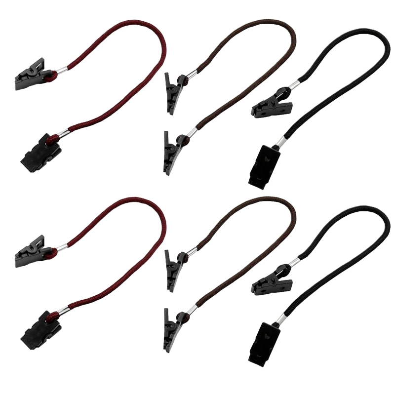 CHAOMA 6 Pieces Cap Retainer Hat Scarf Clip Hat Strap Clips Windproof