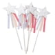 thumbnail image 4 of Adornos para Tartas Macarena 5 Piezas Estrellas con Rayas Plata, 4 of 8