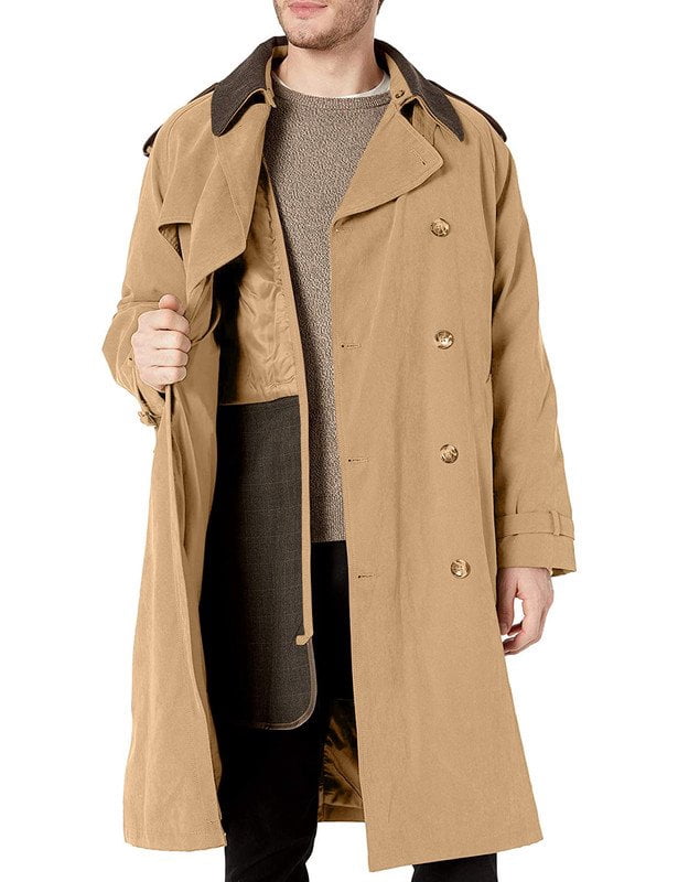 London Fog Men's Iconic Trench Coat - Walmart.com