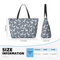 thumbnail image 4 of Easygdp Poodle Dog Bolsa de Viaje de Playa de Gran Capacidad, Bolsa Tote Perfecta para la Playa, Escapadas de Fin de Semana y Viajes, 4 of 7