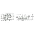 thumbnail image 2 of Blue Sea Push Button Switch 4162-BSS On/Off Switch; 10 Amps; Panel Mount; LED Red Ring; Stainless Steel; Silver Button, 2 of 5