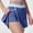 Blue, variant on SEMPAI Womens Athletic Skirt with Side Slit Sports Running Workout Activewear Yoga Exercise Gym Skirt