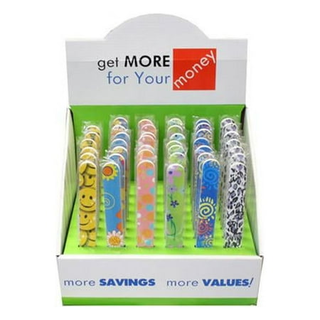 Stylish and fun nail files - Pack of 96