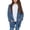 Light Blue, variant on Girls Long Sleeve Cardigan Kids Casual Open Front Chunky Sweater Fall Outerwear 5-14Y (AG,5-6 Years)
