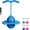 Blue, variant on CCCHCY Balance Jumping Ball,Pogo Ball with Handle and Balls Pump ,Indoor & Outdoor Fun,Perfect for Balance,Coordination,And Fitness