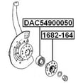 thumbnail image 2 of Febest REAR WHEEL HUB WITHOUT BEARING # 1682-164 OEM A1643560101, 2 of 2