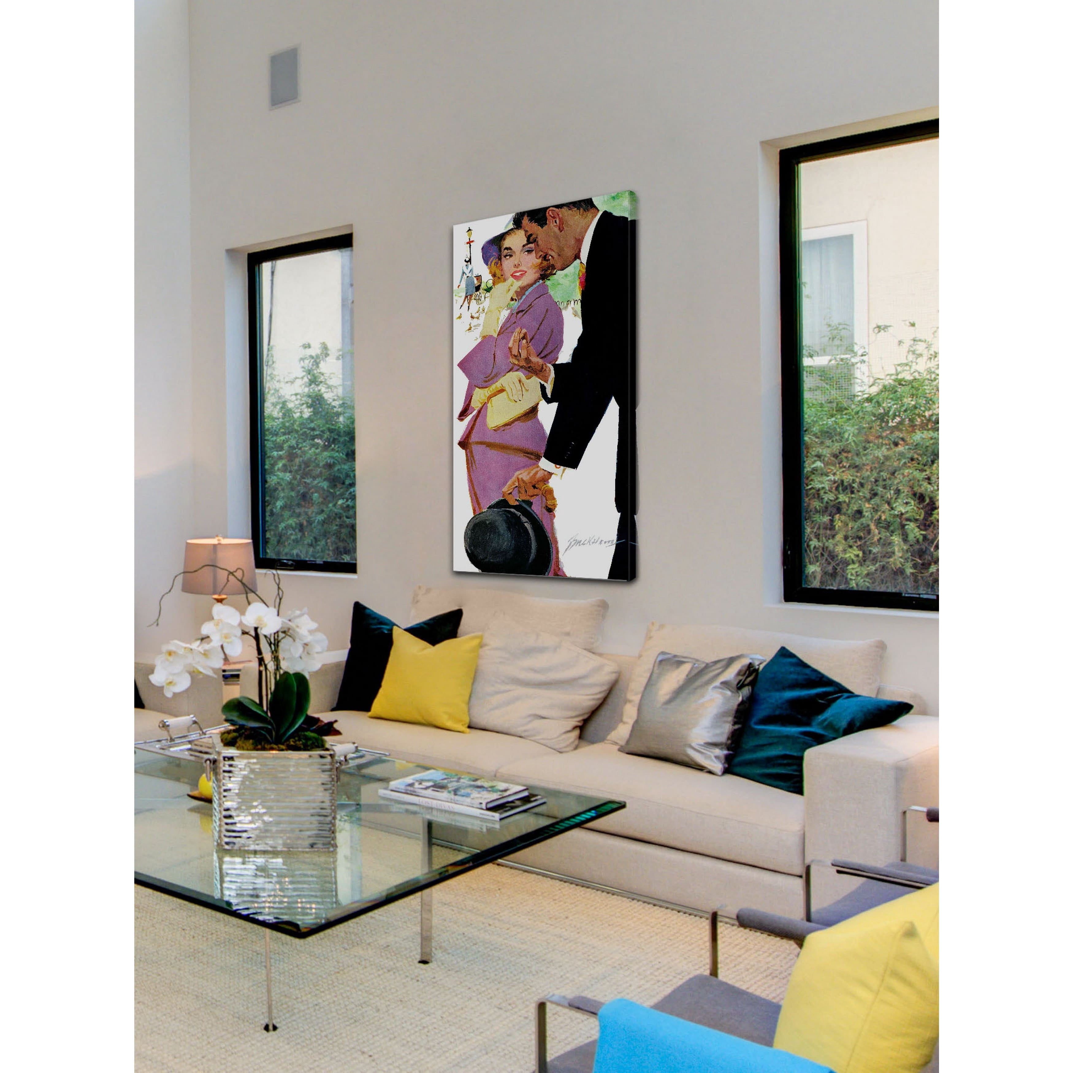 "Young and Pampered" Painting Print on Wrapped Canvas