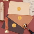 thumbnail image 6 of Cat Wax Seal Stamp Books Vintage Sealing Wax Stamps 30mm Removable Brass Head Sealing Stamp with Wooden Handle for Wedding Invitation Graduation Valentine's Day Christmas Thanksgiving, 6 of 9