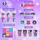 thumbnail image 3 of Cosmetic Tin Case Kuromi con Sombras, Brillos Labiales y Esmaltes de Uñas, Estuche con Espejo para Niñas - MAKEUPERIA, 3 of 5