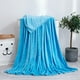 thumbnail image 1 of Manta de forro polar de color liso de 100x140 cm, suave, de microfibra de poliéster, para cama, sofá, todas las estaciones, ligera, transpirable, ideal como regalo (azul cielo, 1 pieza). Rkxzt, 1 of 9