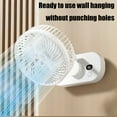 thumbnail image 5 of Giunmcul 8-Inch USB Rechargeable Hanging Desktop Fan with Digital Display 3-Speed Portable Battery Operated Clip Mount 360 Degree Rotation Quiet Operation for Office Home Travel Camping, 5 of 6