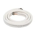 thumbnail image 1 of 3 metros, par de tubos en espiral para aire acondicionado, juego de cables de cobre aislados de 1/4 pulg. y 3/8 pulg., piezas para aire acondicionado R, 1 of 5