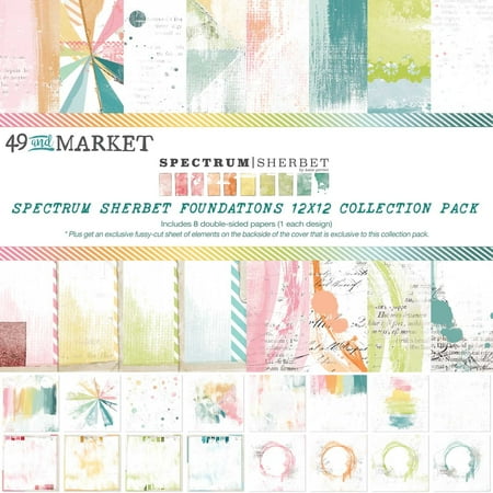 UPC: 0752505136226 | 49 And Market Collection Pack 12 X12 -Spectrum Sherbet Foundations