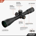 thumbnail image 6 of Athlon Optics Ares ETR Riflescope 3-18x 50mm Illuminated APRS6 MIL Reticle Matte Black, 6 of 7