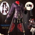 thumbnail image 2 of Genshin Impact Hutao Cosplay disfraz uniforme peluca Cosplay Anime juego Hu Tao estilo chino disfraces de Halloween para mujeres Tan Jianjun unisex, 2 of 2