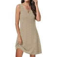 thumbnail image 1 of WILLBEST Chaussures de Plage pour Femmes Mode Rayée Sans Manches Dos Nu Camisole Mini, 1 of 6