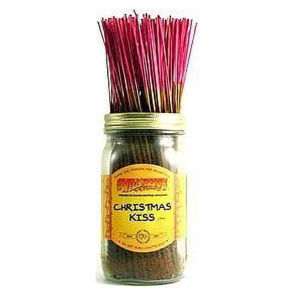 Wild Berry Christmas Kiss Incense Sticks, 100 Count Hand-Dipped Aromatic Incense