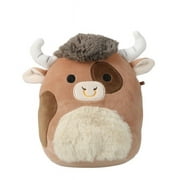 SQUISHMALLOW 7.5" SHEP THE LONGHORN HIGHLAND COW BULL NOSERING NEW