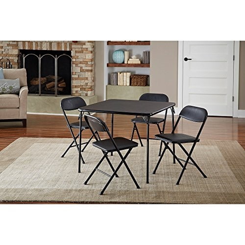 walmart 5 piece folding table and chair set
