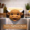 thumbnail image 3 of Highland Cow Sponge Drain Rack, Kitchen Storage Rack, Cartoon Storage Box, 3D Design, 3 of 7