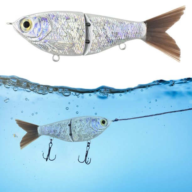 120 Mm/16.1g 2 Segmentos Cebo Deslizamiento Suave Natación Señora Pesca Artificial (b)