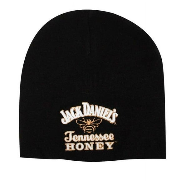 Jack Daniels 39759 Jack Daniels Black Tennessee Honey Logo Beanie