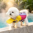 thumbnail image 5 of Dog Life Jacket High Flotation Puppy Safety Vest for Swimming Boating, Dog Swim Vest Reflective Water Vest Pet Life Preserver with Rescue Handle, 5 of 9