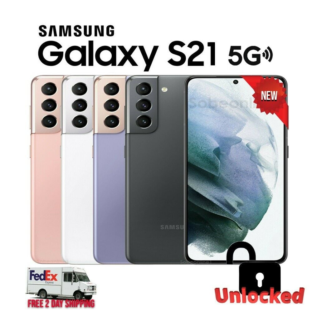 New Samsung Galaxy S21 5g 128 256gb Sm G991u1 Us Model Unlocked Colors Walmart Com Walmart Com