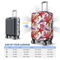 thumbnail image 4 of Kdxio Coral Reef Pattern Luggage Cover for Travel,Elastic and Durable,Fits 18-32 Inch,Anti-Scratch Suitcase Protector-No luggage included, 4 of 5