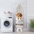 thumbnail image 3 of Kuiaobaty Dachshund Dog Wood Grain Ironing Board Cover Scorch Resistant Ironing Table Cover with Hook and Loop Fastener Strap and Elastic Edge Home Decor Accessories, 3 of 5