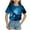 1-Blue, variant on ZTKWD Shirts for Boys Girls Kids 3D Graphic Casual Crewneck Short Sleeve Tops Tees 6-16 Years