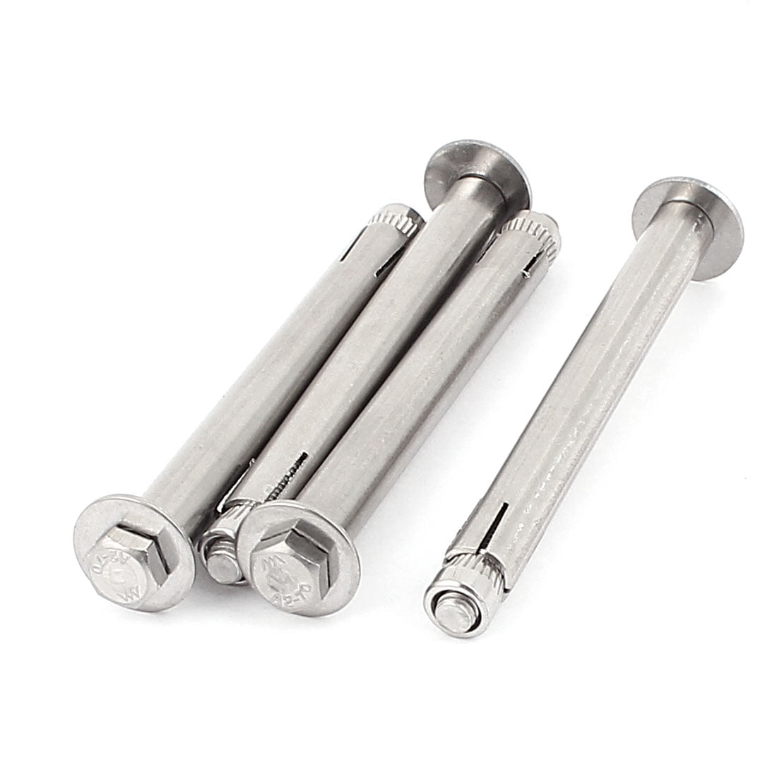 M6 Male Thread Sleeve Anchor Expanding Expansion Bolts Screws 4pcs