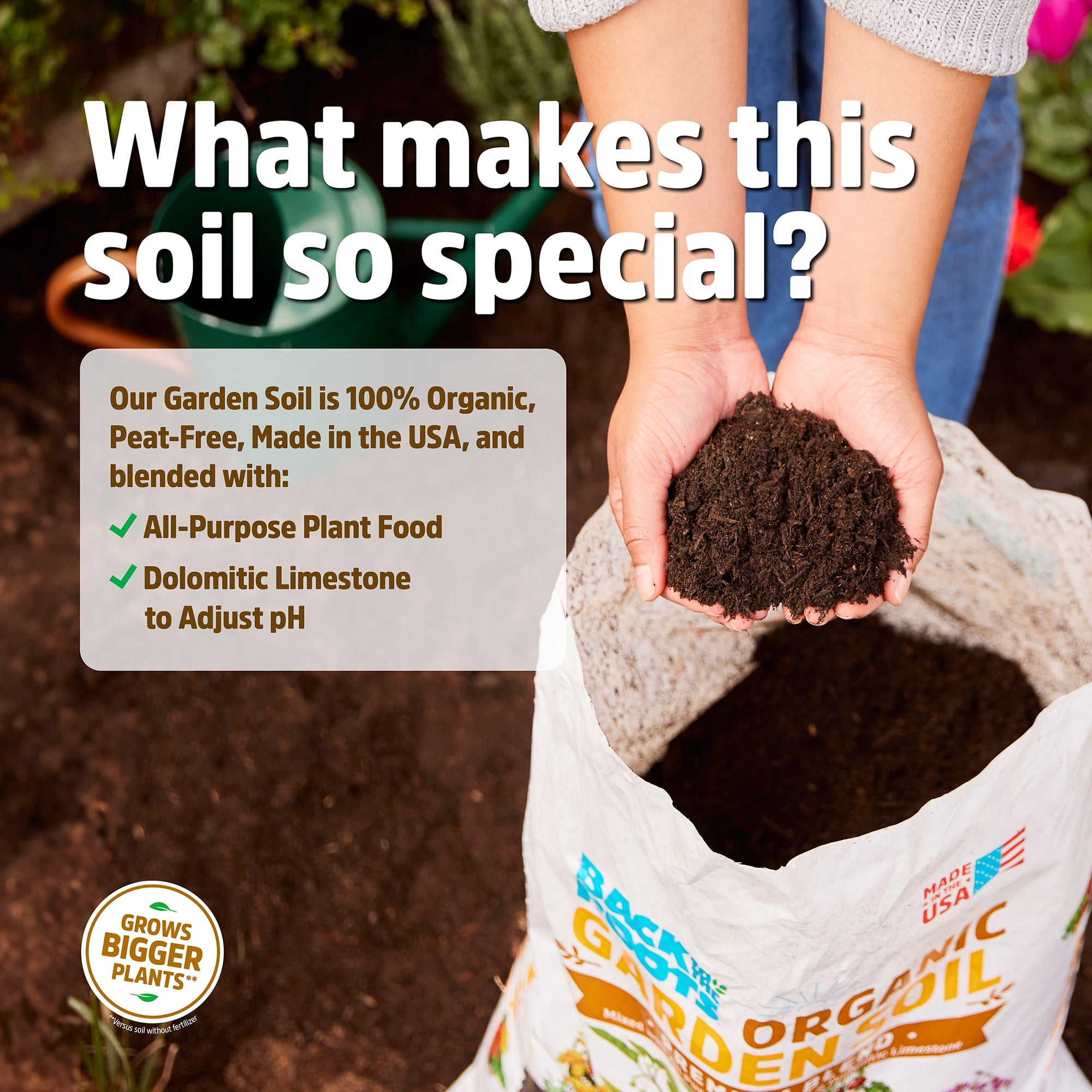 Back to the Roots Organic Garden Soil Pallet, 60 1 cu. ft. bags, 1900lb